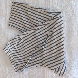 BNWT J. Crew XL cropped striped linen pants